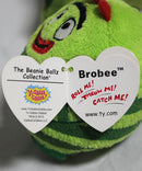 Ty Beanie Ballz (Plastic Key Clip) - Brobee the Monster, Yo Gabba Gabba