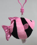 Ty Beanie Ballz (Plastic Key Clip) - Gilly the Pink Fish