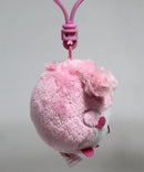 Ty Beanie Ballz (Plastic Key Clip) - Lovey the Pink Podle