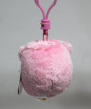 Ty Beanie Ballz (Plastic Key Clip) - Lovey the Pink Podle
