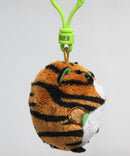 Ty Beanie Ballz (Plastic Key Clip) - Monaco the Tiger