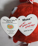 Ty Beanie Ballz (Plastic Key Clip) - Muno the Cyclops, Yo Gabba Gabba