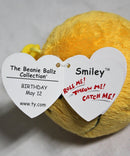 Ty Beanie Ballz (PlasticKey Clip) - Smiley the Emoji Ball