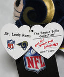 Ty Beanie Ballz (Plastic Key Clip) - St. Louis Rams