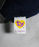 Ty Beanie Ballz (Plastic Key Clip) - St. Louis Rams