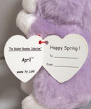 Ty Basket Beanies - April the Lavender Bunny