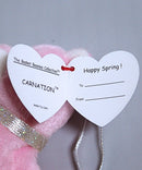 Ty Basket Beanies - Carnation the Pink Cat