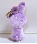 Ty Basket Beanies - Petunia the Pink and Lavender Bunny
