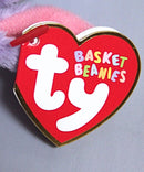 Ty Basket Beanies - Petunia the Pink and Lavender Bunny