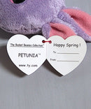 Ty Basket Beanies - Petunia the Pink and Lavender Bunny