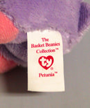 Ty Basket Beanies - Petunia the Pink and Lavender Bunny