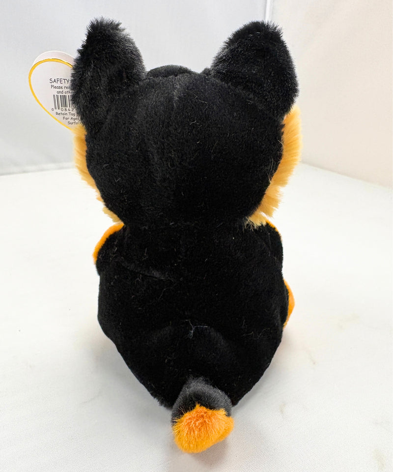 Ty Beanie Bellies - Ace the German Shepherd, Glitter Eyes