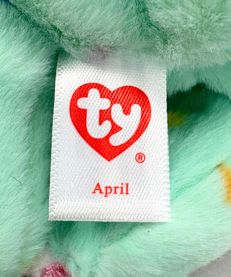 Ty Beanie Bellies - April the Bunny, Glitter Eyes, Easter, Spring
