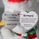 Ty Beanie Bellies - Brrrnard the Snowman