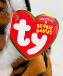Ty Beanie Bellies - Clawdia the Tiger, Glitter Eyes