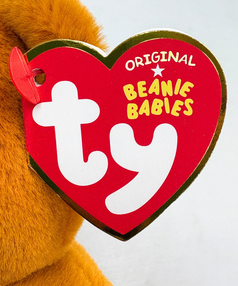 Ty Beanie Bellies - Duncan the Bear, Glitter Eyes