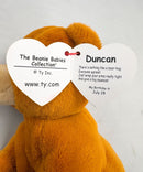 Ty Beanie Bellies - Duncan the Bear, Glitter Eyes