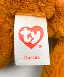 Ty Beanie Bellies - Duncan the Bear, Glitter Eyes