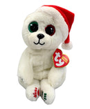 Ty Beanie Bellies - Emry the Polar Bear, Glitter Eyes, Christmas