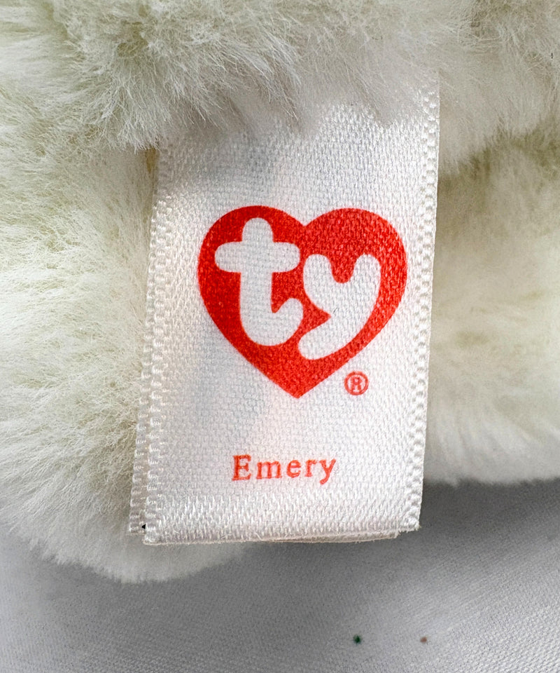 Ty Beanie Bellies - Emry the Polar Bear, Glitter Eyes, Christmas