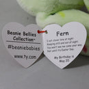 Ty Beanie Bellies - Fern the Green Easter Bunny