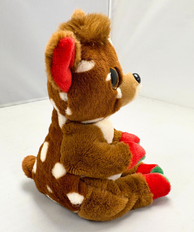 Ty Beanie Bellies - Juno the Deer, Glitter Eyes, Christmas