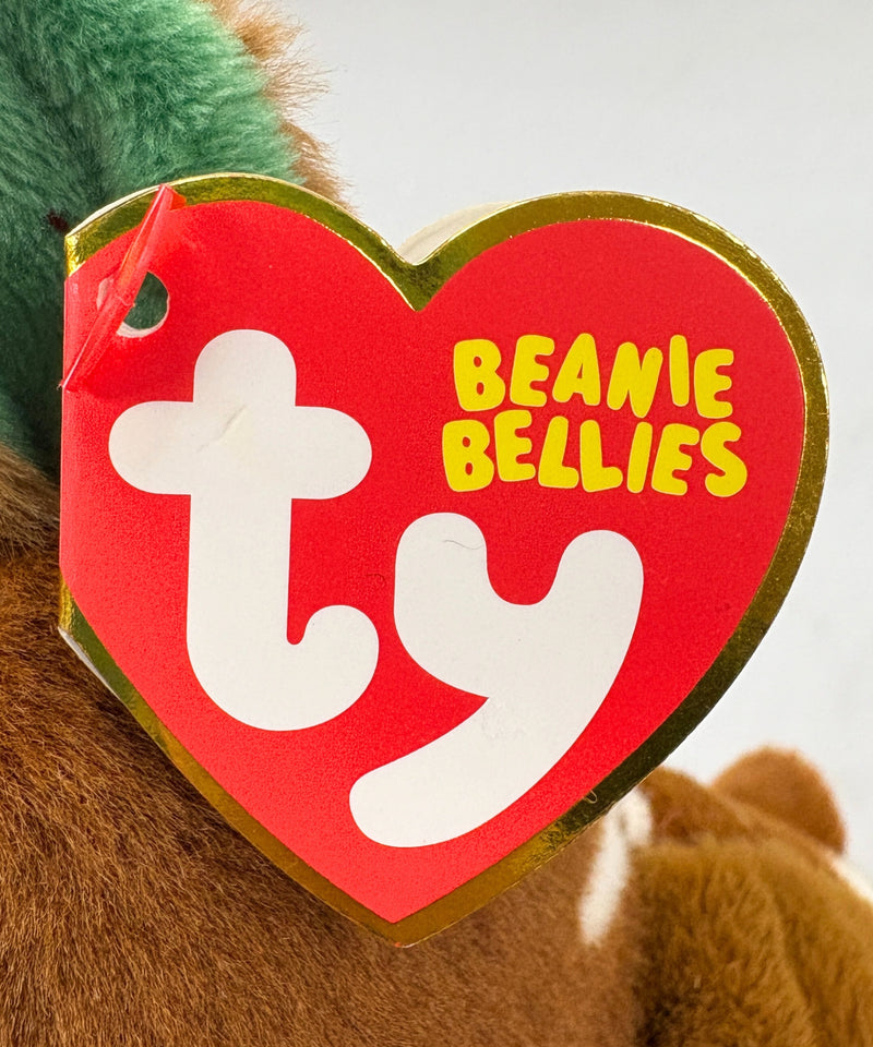 Ty Beanie Bellies - Juno the Deer, Glitter Eyes, Christmas