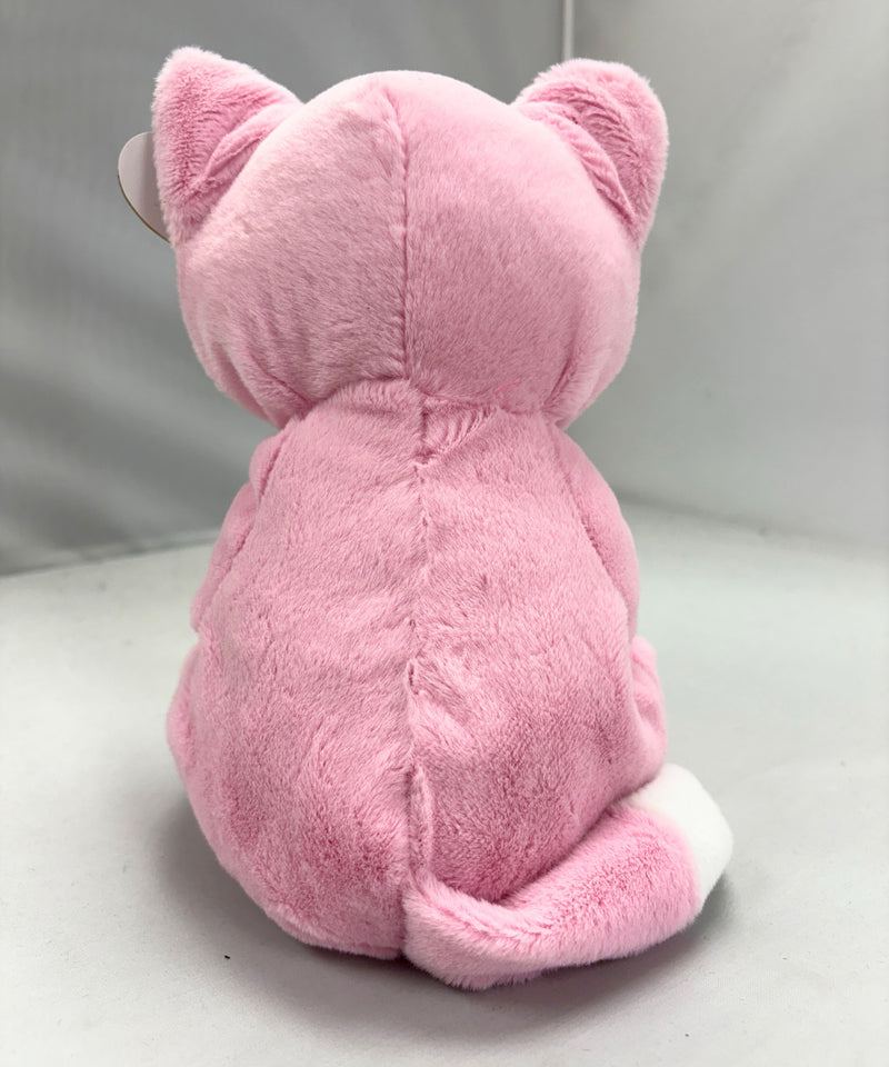 Ty Beanie Bellies - Lillibelle the Pink Cat, Medium (9")