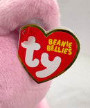 Ty Beanie Bellies - Lillibelle the Pink Cat, Medium (9")