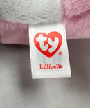 Ty Beanie Bellies - Lillibelle the Pink Cat, Medium (9")