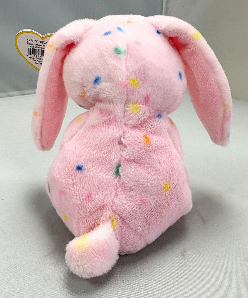 Ty Beanie Bellies - May the Bunny, Glitter Eyes, Easter, Spring