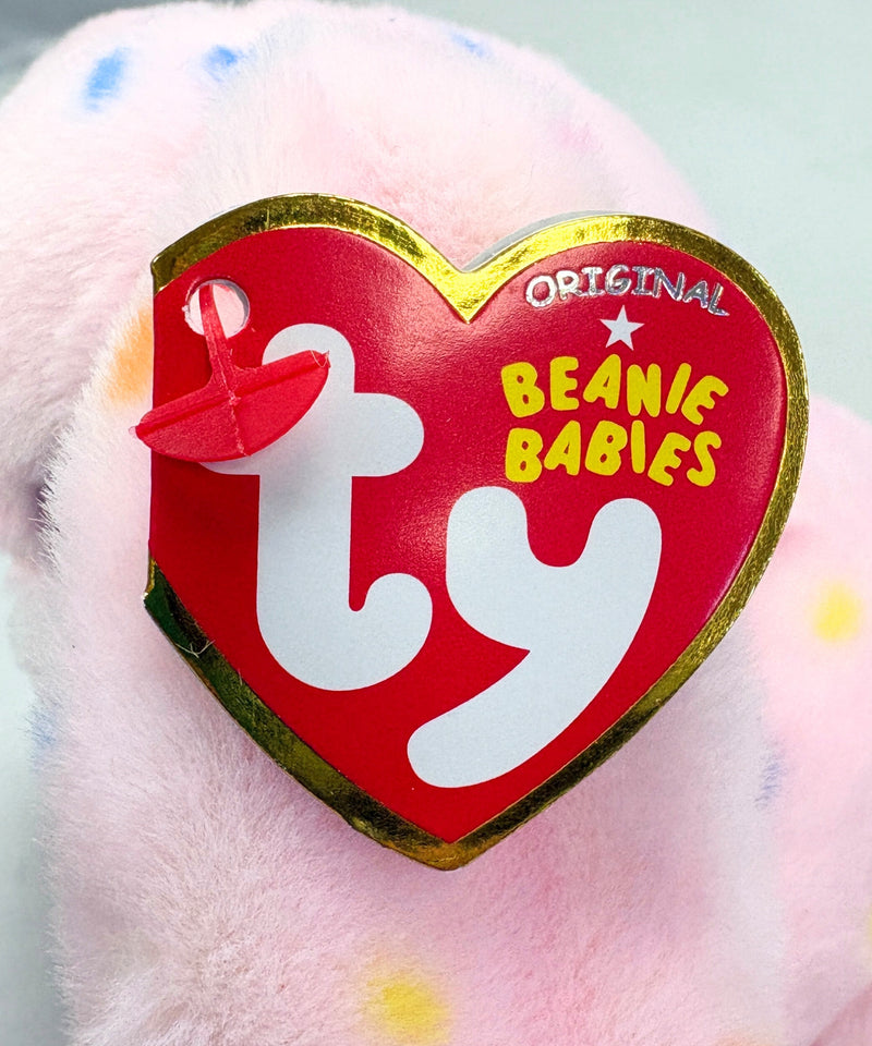 Ty Beanie Bellies - May the Bunny, Glitter Eyes, Easter, Spring