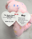 Ty Beanie Bellies - May the Bunny, Glitter Eyes, Easter, Spring