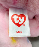 Ty Beanie Bellies - May the Bunny, Glitter Eyes, Easter, Spring