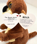 Ty Beanie Bellies - Mitch the Otter, Glitter Eyes