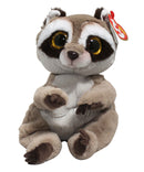 Ty Beanie Bellies - Petey the Raccoon, Glitter Eyes