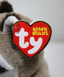 Ty Beanie Bellies - Petey the Raccoon, Glitter Eyes