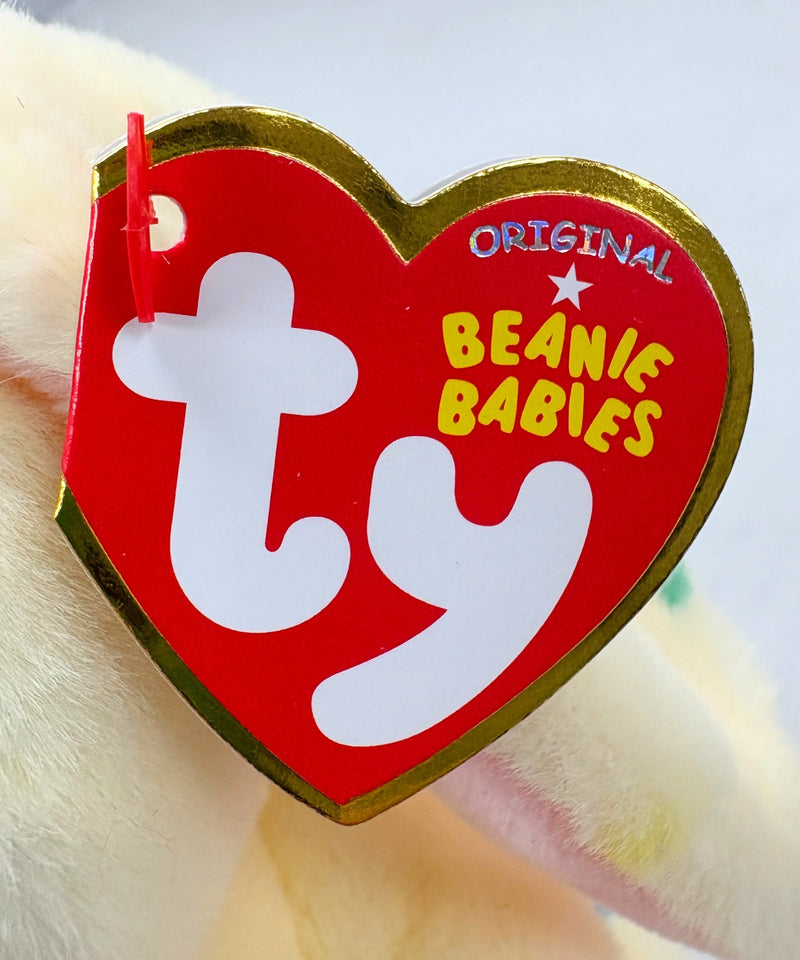 Ty Beanie Bellies - Spring the Bunny, Glitter Eyes, Easter, Spring
