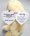 Ty Beanie Bellies - Spring the Bunny, Glitter Eyes, Easter, Spring