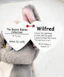 Ty Beanie Bellies - Wilfred the Dog, Glitter Eyes