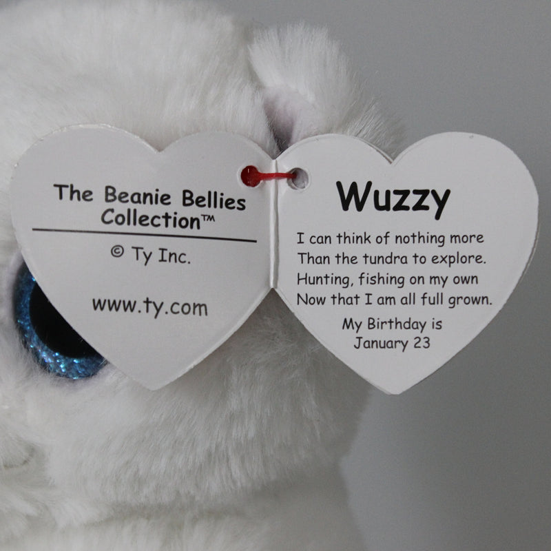 Ty Beanie Bellies - Wuzzy the Polar Bear