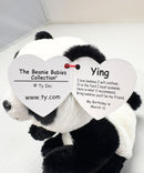 Ty Beanie Bellies - Ying the Panda Bear, Glitter Eyes