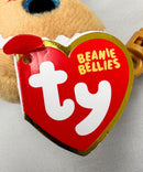 Ty Beanie Bellies (Key Clip) - Cookie the Gingerbread Man, Glitter Eyes, Christmas Holiday