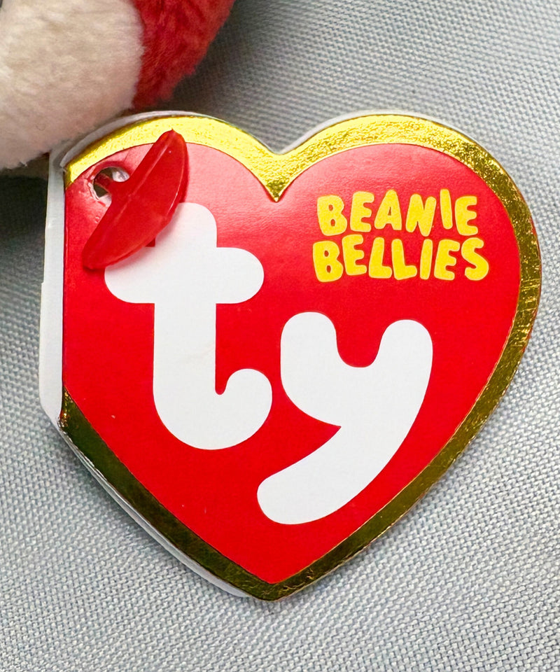 Ty Beanie Bellies (Key Clip) - Elfonzo the Elf, Glitter Eyes, Christmas Holiday