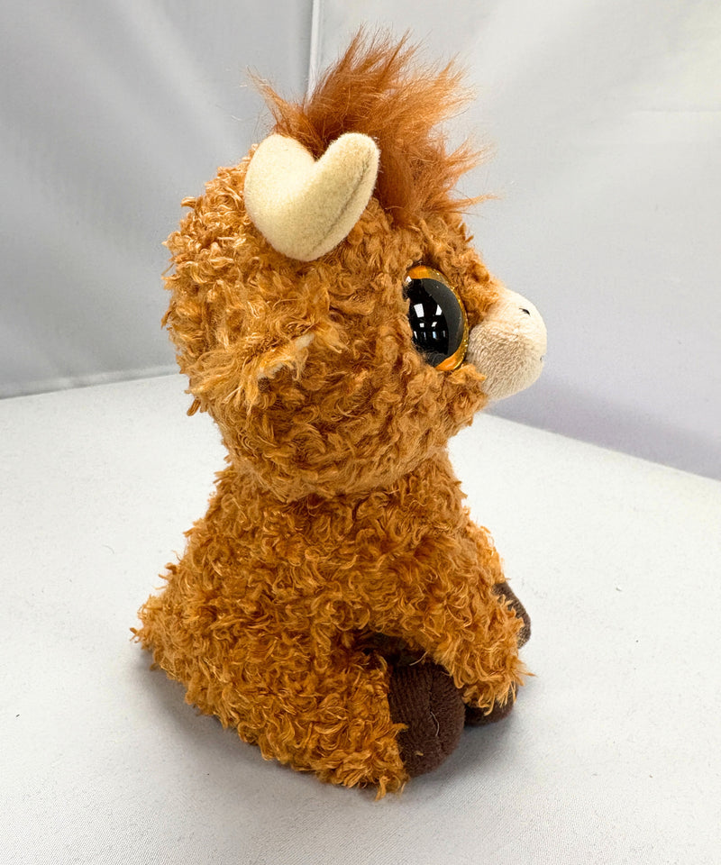 Ty Beanie Boos - Alfie the Longhorn Bull, Glitter Eyes