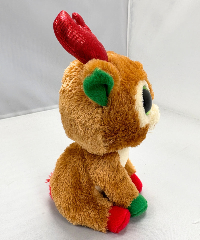 Ty Beanie Boos - Alpine(2013 redesign) the Reindeer, Glitter Eyes, Winter holidays, Christmas, 2013 redesign
