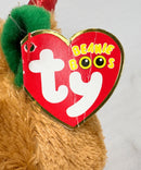Ty Beanie Boos - Alpine(2013 redesign) the Reindeer, Glitter Eyes, Winter holidays, Christmas, 2013 redesign