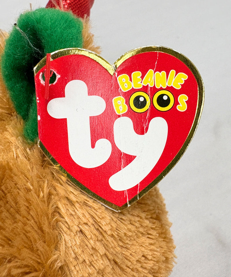 Ty Beanie Boos - Alpine(2013 redesign) the Reindeer, Glitter Eyes, Winter holidays, Christmas, 2013 redesign