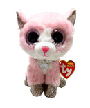 Ty Beanie Boos - Amaya the Pink Cat, (6"), Glitter Eyes, Claire's Exclusive