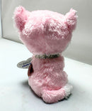 Ty Beanie Boos - Amaya the Pink Cat, (6"), Glitter Eyes, Claire's Exclusive